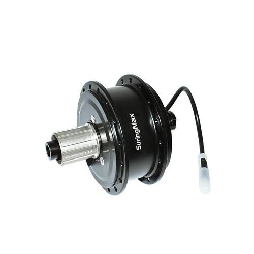 250W85TX桶轴卡飞36V空载260rpm防水线_黑色内转子电机36孔