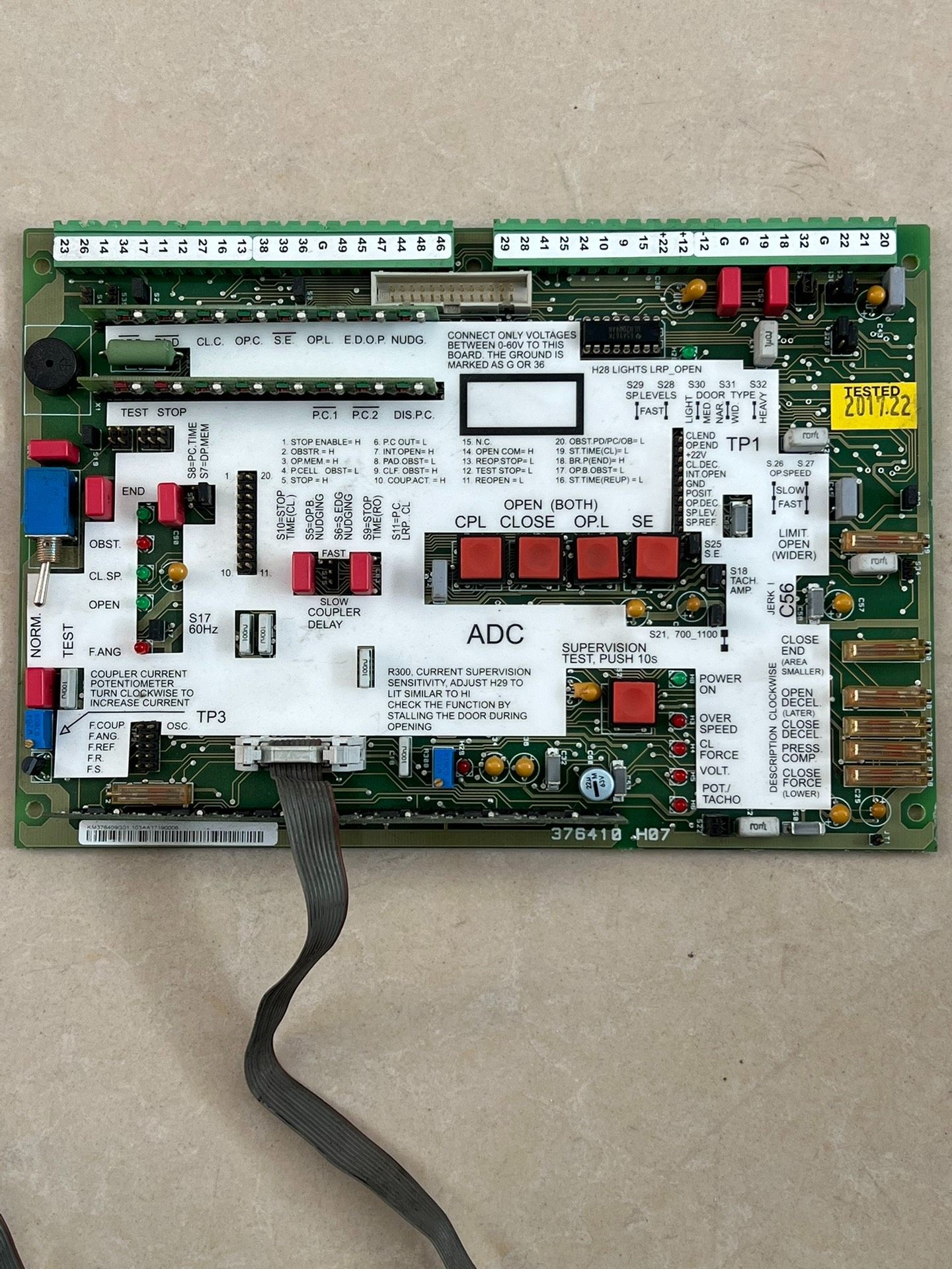 通力电梯门机板