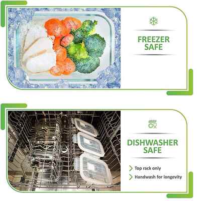 Glass Meal Prep Containers Storage Food Storage Containers