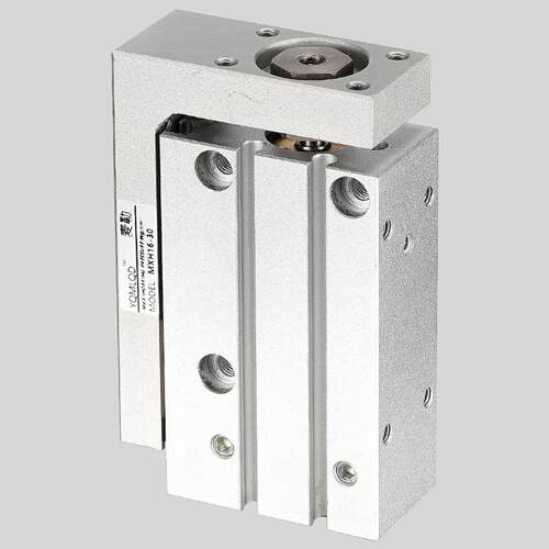 滑台气缸MXH6-10x16-15/30/40/50/60精密带导轨气动滑台HLH20x25S