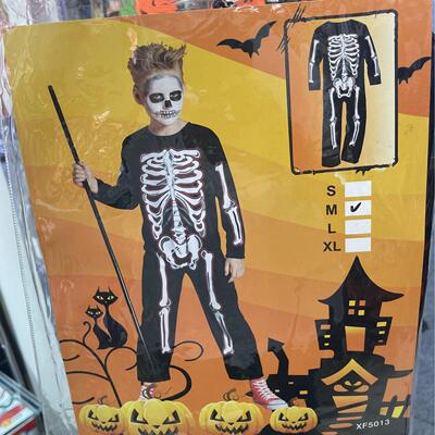Skeleton Bones Bodysuit, Adult Kids