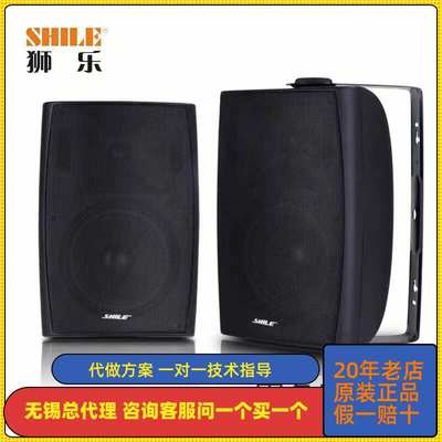 狮乐 SH-28无线话筒BX102/105壁挂式会议室音响套装功放背景音乐