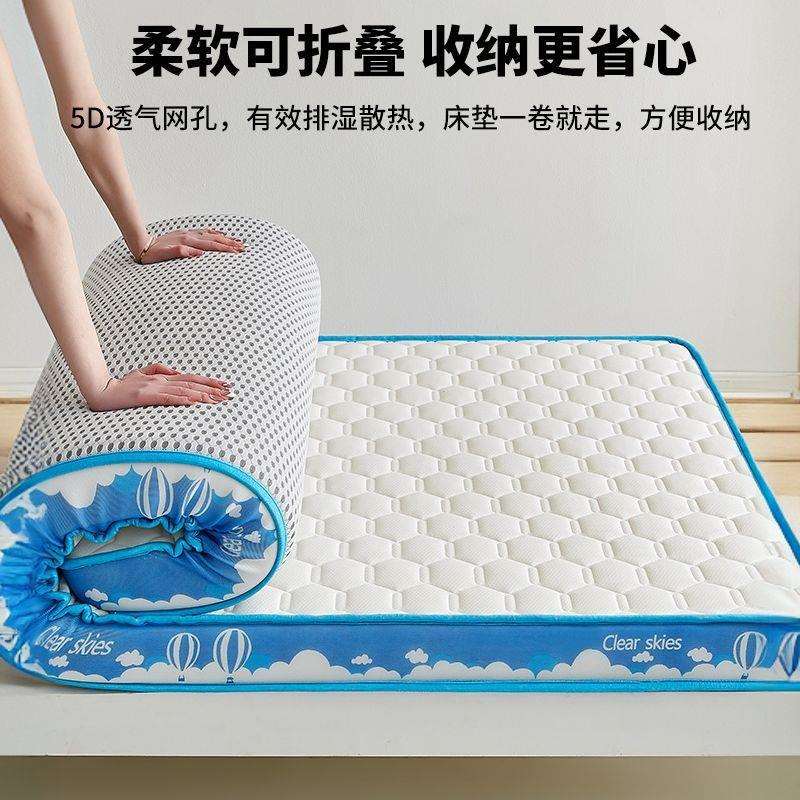 乳胶床垫遮盖物学生宿舍单人软垫家用卧室租房专用海绵榻榻米垫子