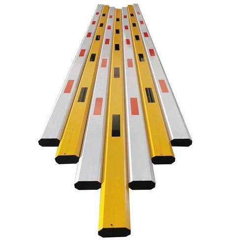 现货厂家八角道闸杆铝合金起落拦车直杆停车场小区门禁升降栅栏杆