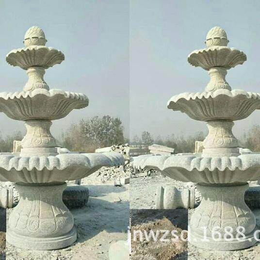 庭院水池石雕哪里卖 单位大理石轮多少钱 别墅花岗岩水池图片