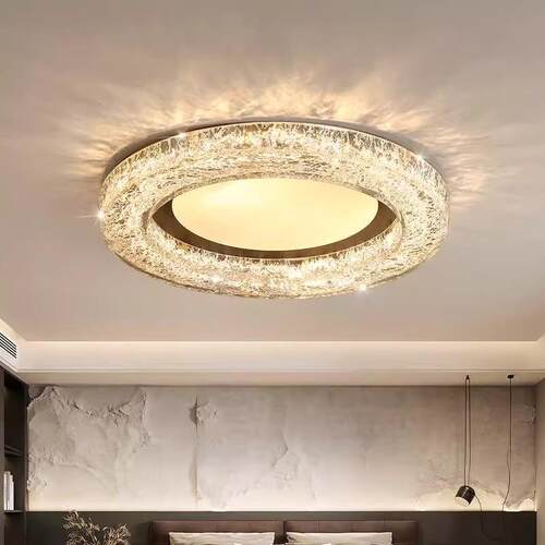 意式轻奢客厅主灯吸顶灯现代简约新款感极简圆形卧室餐厅灯具