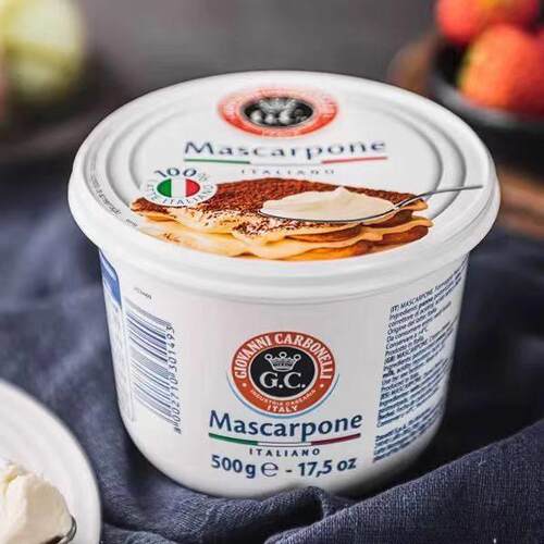 Mascarpone 意大利进口马斯卡彭500g 马斯卡普尼干 干酪提拉米苏