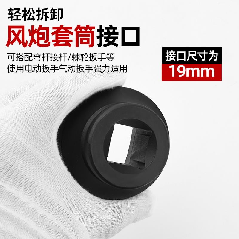 德国良利克重型双头四方套筒3/4气动套头四角方形拆堵头扳手工具