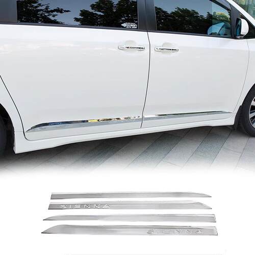 专用于2011-2020款塞纳门边条SIENNA车身饰条ABS改装外部装饰配件
