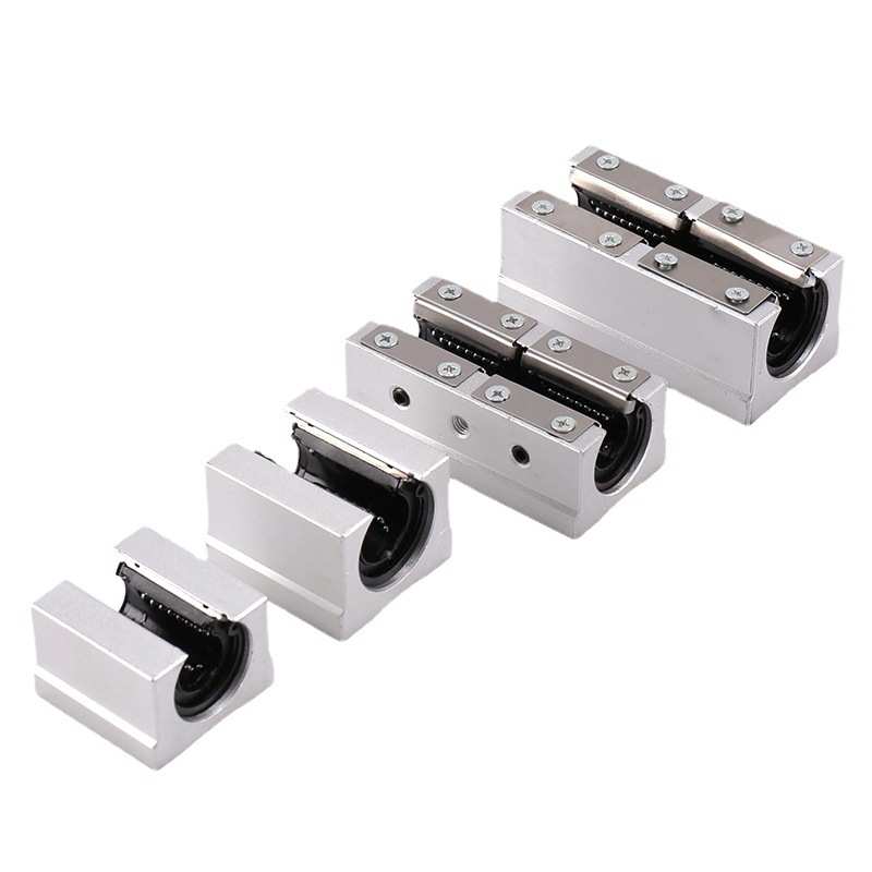 直线轴承导轨 SBR铝托导轨 圆柱导轨 精密压板UU滑块套装加工定制