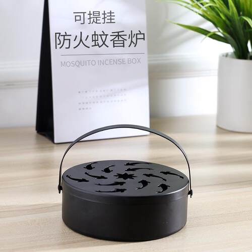 Mosquito coil box, mosquito coil holder, mosquito coil tray