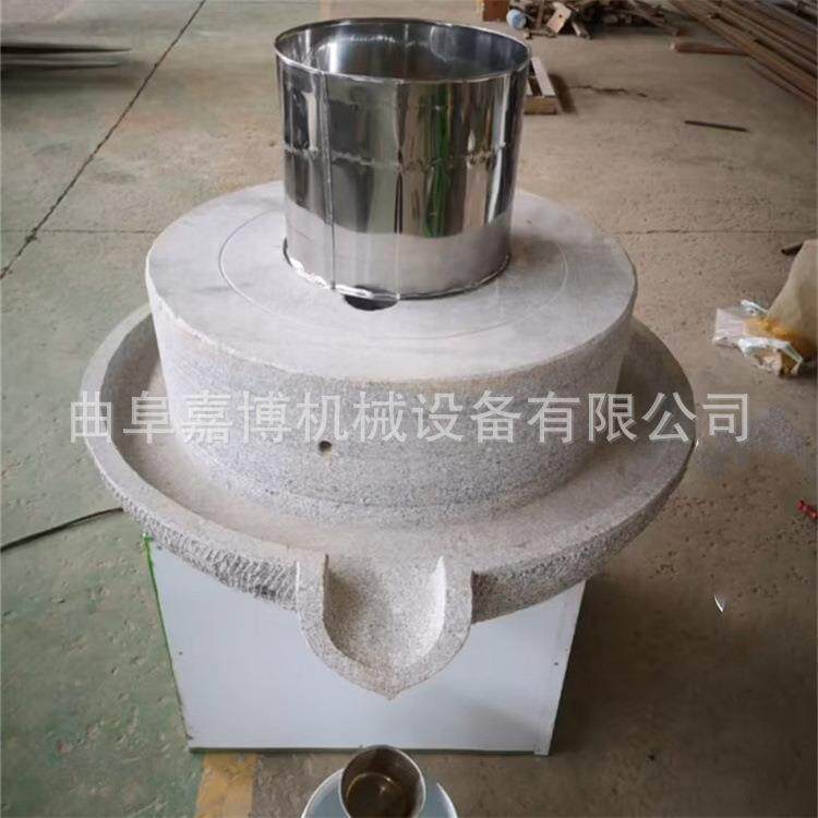 绿豆煎饼糊石磨低温研磨 豆腐坊用豆浆石磨 摆摊流动麻汁石磨机