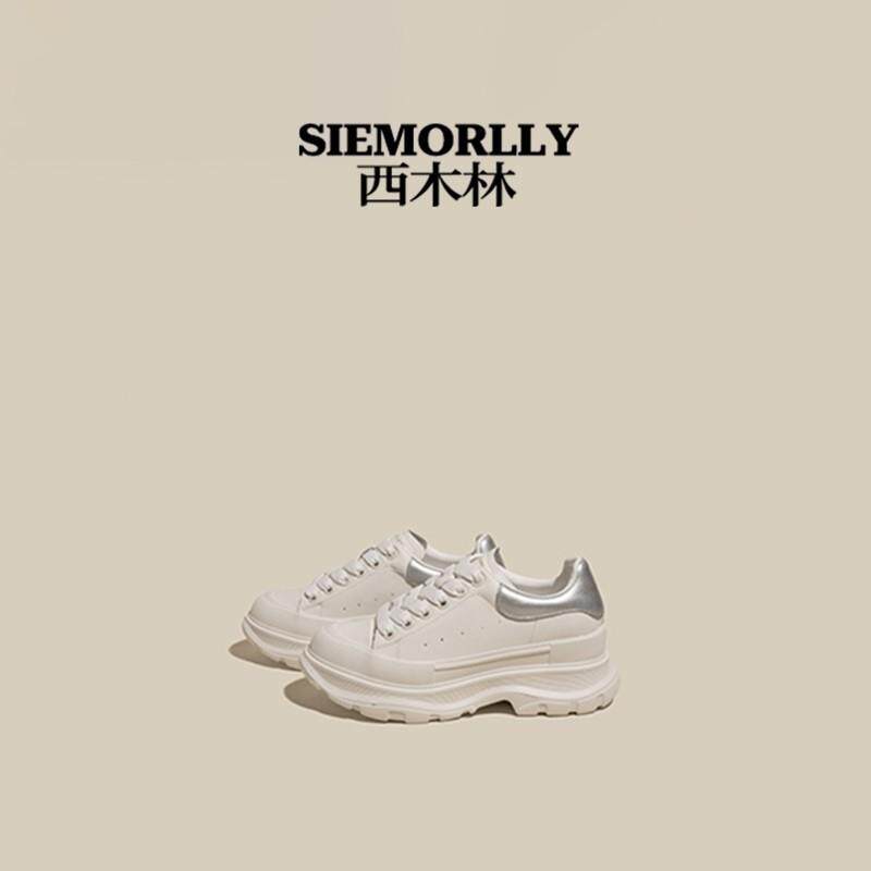 西木林2025春夏新款内增高运动鞋女厚底透气百搭户外旅游老爹鞋子