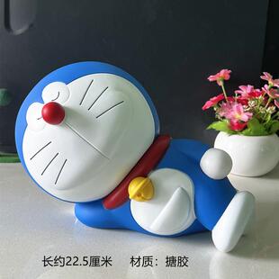 高档大摆号哆啦A梦礼家居件小夫办静香大雄纪念品手公仔模型生日
