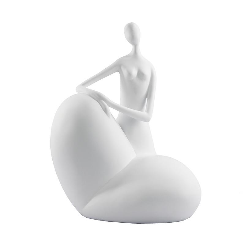 美豹现抽人物雕MQL塑代酒店样板间客象厅术桌面艺摆件轻奢家居装