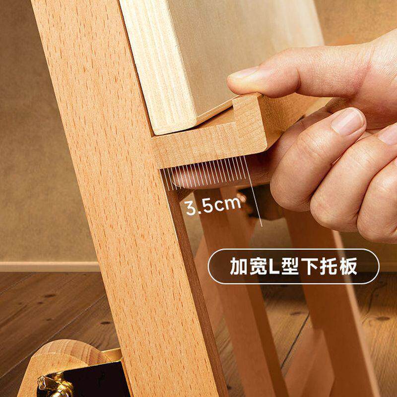 画架画板美术生专用抽屉油画架榉木支架式素描工具套装