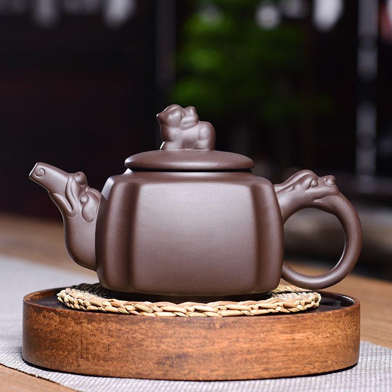 陶福气 紫砂茶壶原矿老泥 家用泡茶器茶具品茗壶功夫茶具泡茶壶