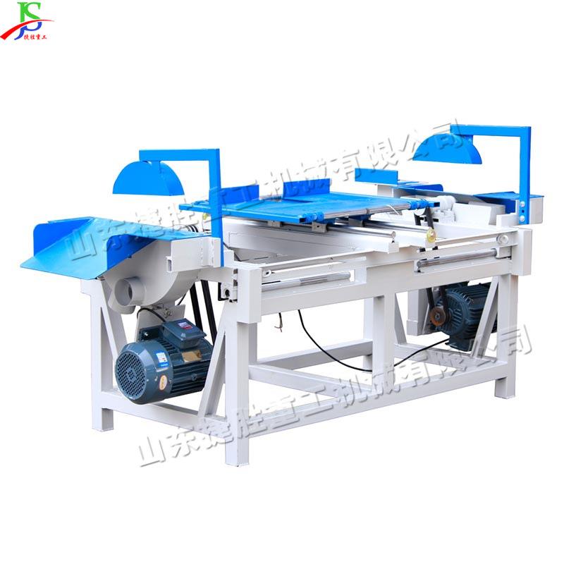 齐型可小调节木工动边锯JS-QG-12自双端齐头锯机方木木板木条切割