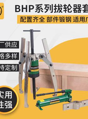 供应BHP系列钳爪式拔轮器套件 拔轮器标准套件整体式液压拉马套装