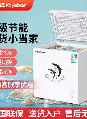 荣事达冰柜家用大容量全冷冻冷藏保鲜两用单温商用急速冻小型迷你