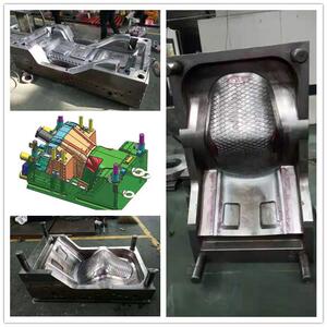 黄岩承接各种户外沙滩椅子模具塑料仿藤椅子模具黄岩椅子模具模