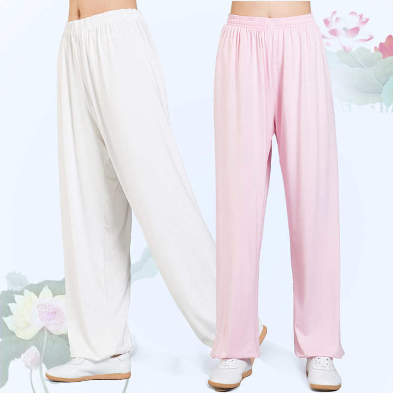 大业亨通武术表演太极服装 莫代尔灯笼练功裤 瑜伽禅修健身裤