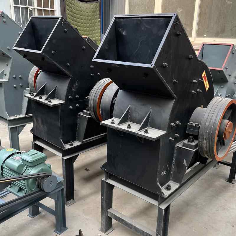 现货可移动加气块NIA砖石粉碎机室内砖破块机锤式碎输送带料打砂