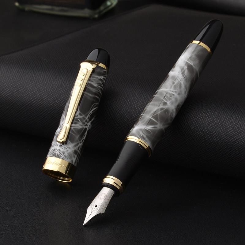 长刀研钢笔纯手工打磨特大铱金笔尖男士高档练字比赛作品2.5mm双