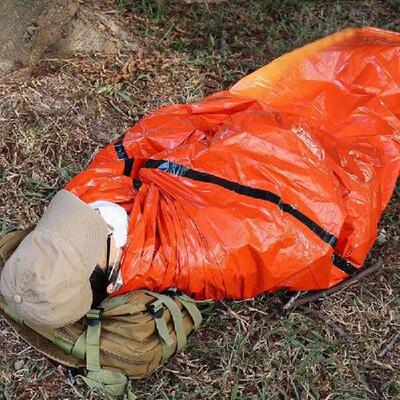 Pocket Size Sleeping Bag Reflective Waterproof Cold Weather