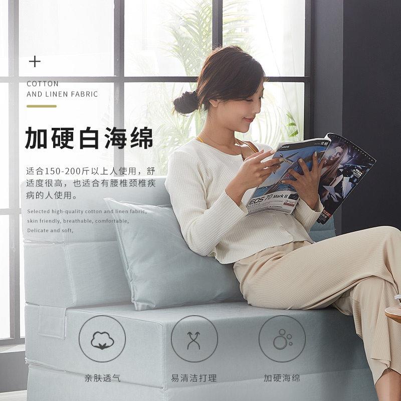 加高密度午休垫科厚技办布制免洗睡垫可08折叠地铺垫公室定海绵床