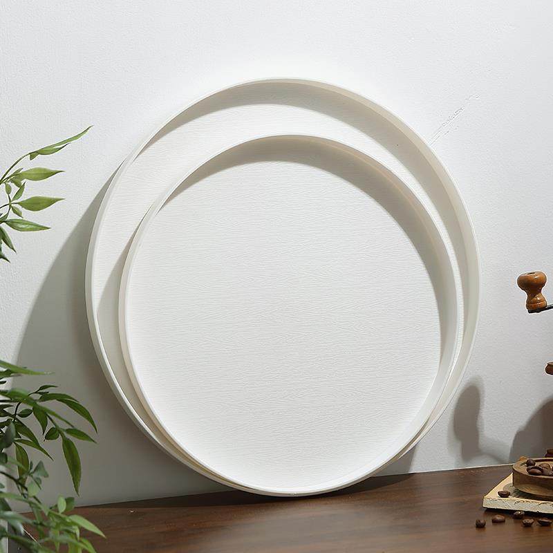 欧式圆形托盘家用放水杯简约商用酒店置物盘水果零食甜品展示盘,餐饮具,餐用托盘,淘宝优惠券,粉丝福利购,淘宝优惠卷