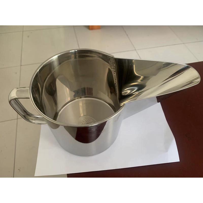 蛋糕倒料壶鸭嘴尖嘴铁壶烘焙工具手作商用面糊漏斗蛋液分配瓢