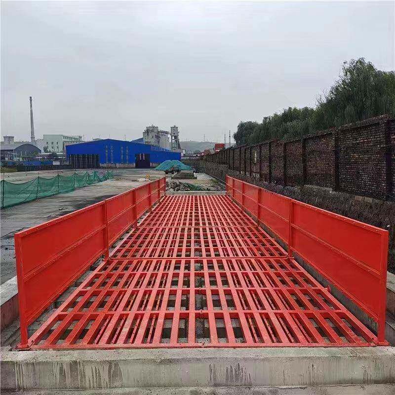 建筑工地平板洗车机多尺寸车轮冲洗平台厂家直供工地洗轮机
