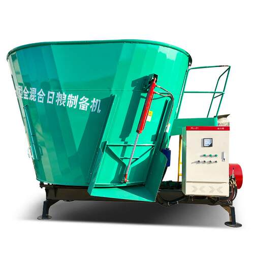 24立方立式搅拌机9JGL-24全日粮饲料制备机自吸式粉碎搅拌一体机