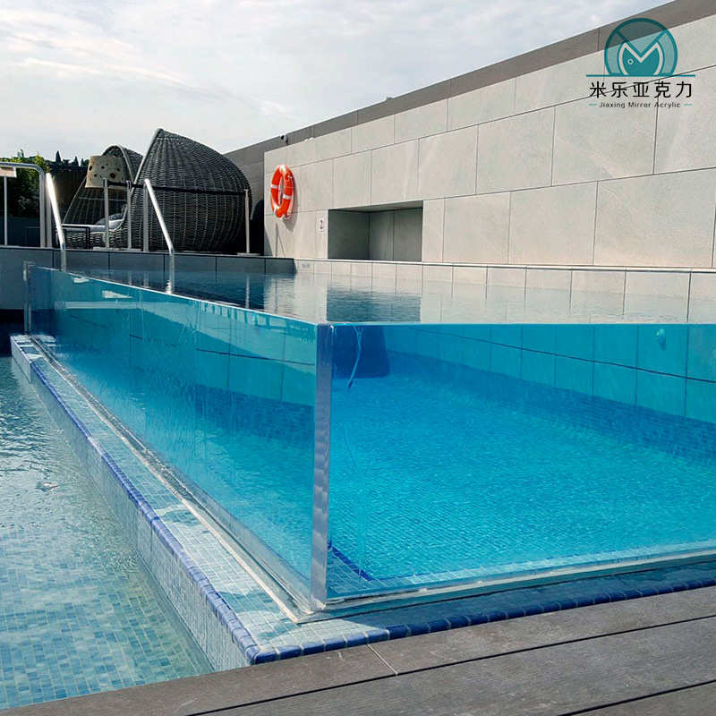 【有机玻璃游泳池】厂家直销高透明度亚克力户外有机玻璃游泳池