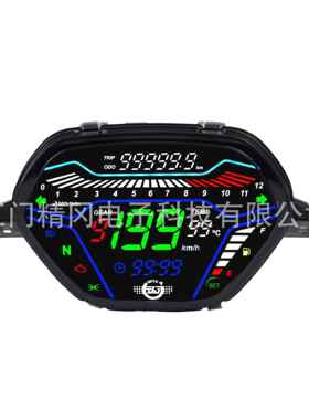 热销出口南美东南亚WAVE100数字仪表CD110仪表环境温度转速里