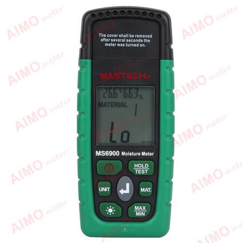 MASTECH华仪MS6900高精度木材水分测试仪泥土水泥含水量测试仪