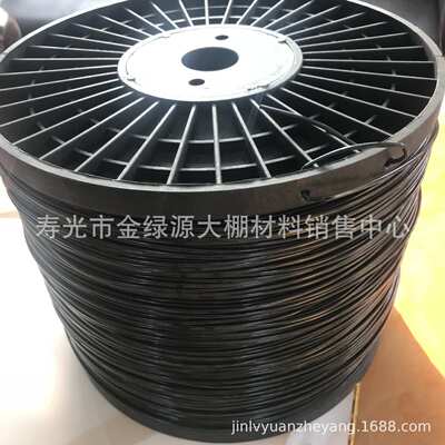 聚酯塑钢线 葡萄架温室大棚用聚酯黑托幕线  托幕线 遮阳网托幕线