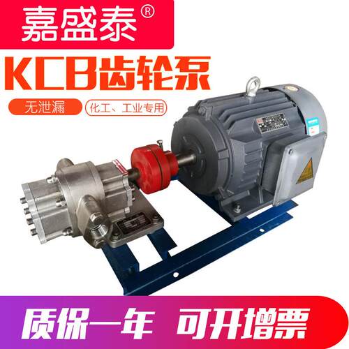 淘货源液体泵KCB-33.3不锈钢小流量齿轮油泵食用油输送泵泵头