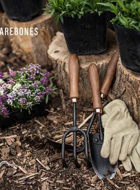 BAREBONES美国北邦户外园艺工具家用花艺盆栽造型工具小铁锹耙子