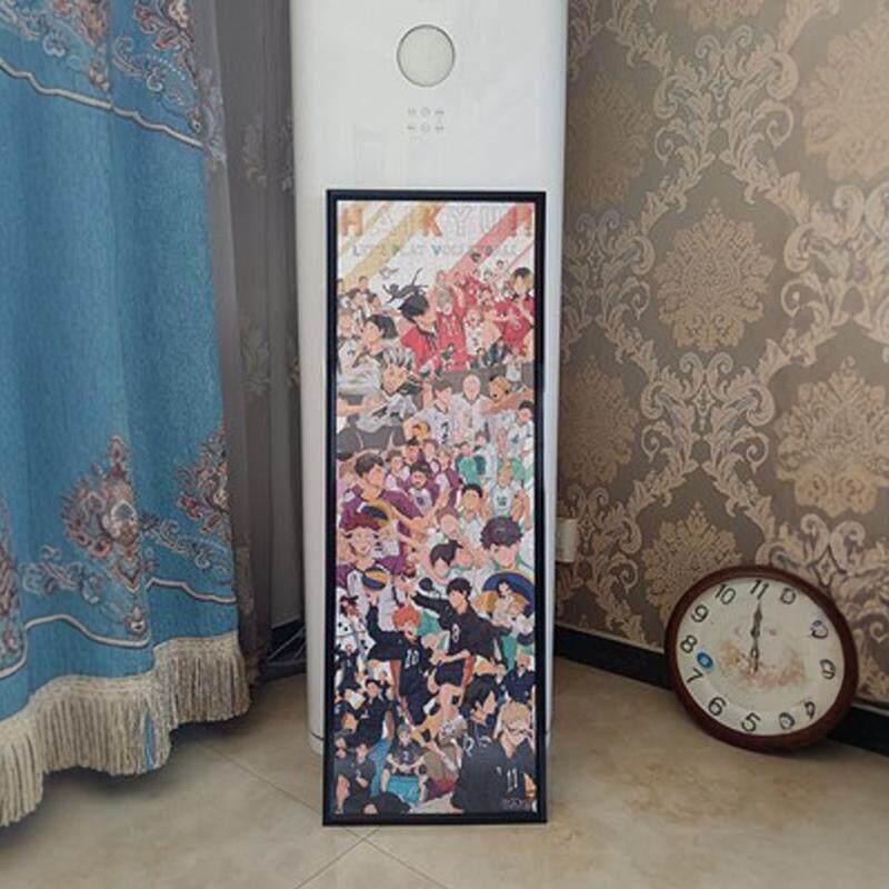 排球少年950片拼图框102*34海报框挂墙98*34清明上河图相框定制