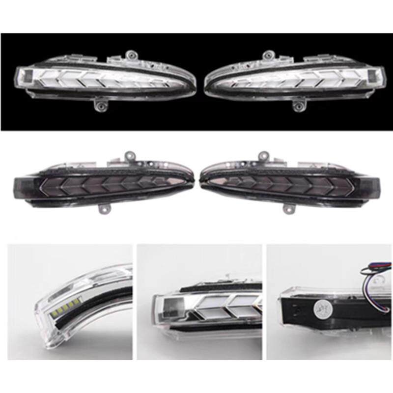 FOR ALPHARD30埃爾法多功能LED后視鏡蓋燈威爾法RAV419款鏡罩燈