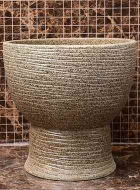 景德镇连体拖布池陶瓷拖把池阳台卫生间墩布池艺术洗拖把盆拖帕池