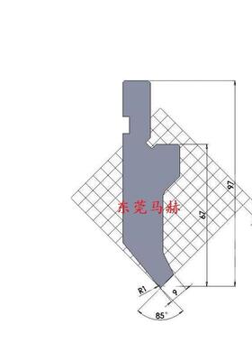 折弯机模具 厚板折弯模具 MZ-0801 折弯模具