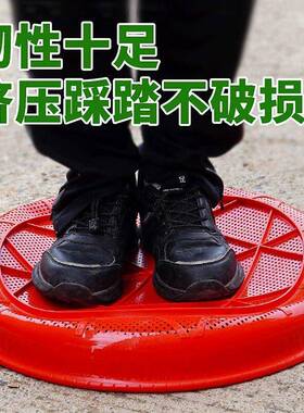 塑料筛子圆簸箕家用商用晒东西筛米大小晒筐细孔过滤彷竹编晒菜网