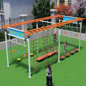 幼儿园户外百变云梯儿童爬绳攀爬梯绳梯游乐场吊环秋千架感统训练