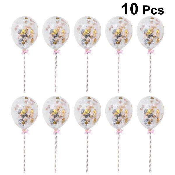10 Pcs Cake Decorating Add- Themed Party Decorations
