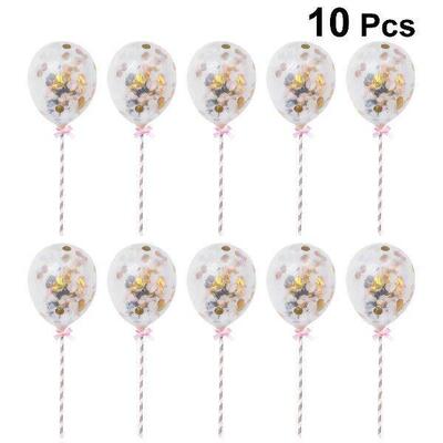 10 Pcs Cake Decorating Add- Themed Party Decorations