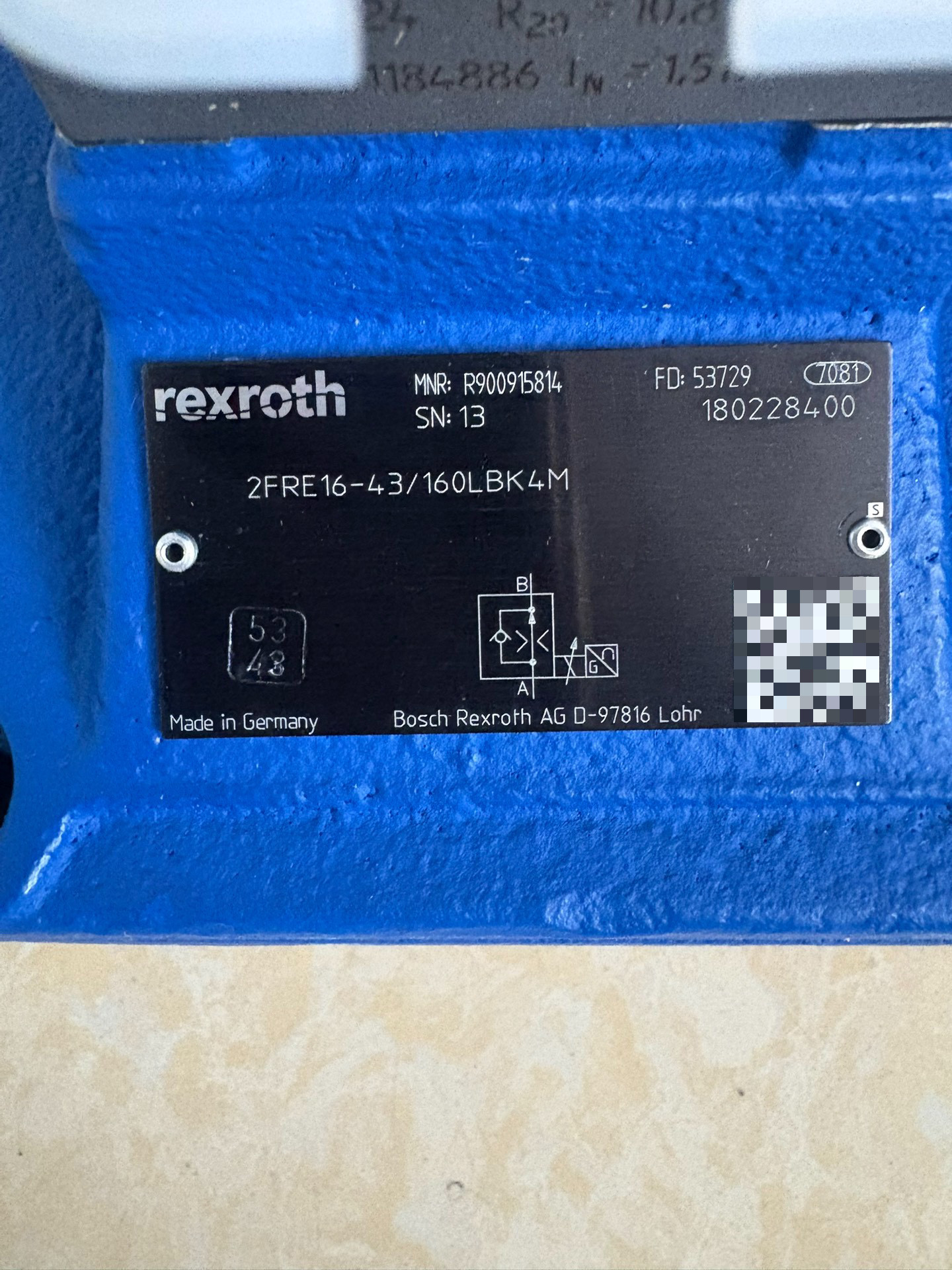 比例调速阀2FRE16-43/160LBK4M  R9009