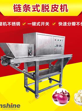 全自动洋葱去皮机 大蒜脱皮机 不锈钢不伤果肉大型加工设备
